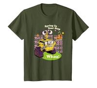 Disney And Pixar’s Wall-E Easter Spring in Your Step Whoa! Maglietta, Bambini, Oliva, 10 Anni