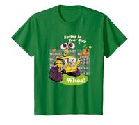 Disney And Pixar’s Wall-E Easter Spring in Your Step Whoa! Maglietta, Bambini, Verde Mela, 4 Anni