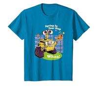 Disney And Pixar’s Wall-E Easter Spring in Your Step Whoa! Maglietta, Bambini, Zaffiro, 10 Anni