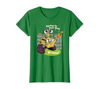 Disney And Pixar’s Wall-E Easter Spring in Your Step Whoa! Maglietta, Donna, Verde Mela, XL