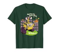 Disney And Pixar’s Wall-E Easter Spring in Your Step Whoa! Maglietta, Uomo, Verde Foresta, XXL