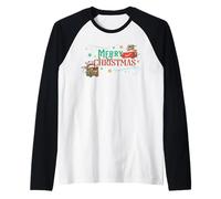 Disney And Pixar's Cars Merry Christmas Holiday Pals Maglia con Maniche Raglan