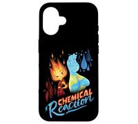 Disney and Pixar's Elemental Chemical Reaction Ember & Wade Custodia per iPhone 16