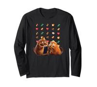 Disney And Pixar's Hoppers King George & Mabel Emoji Message Maglia a Manica