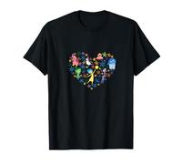 Disney And Pixar's Inside out Emotions Heart Maglietta