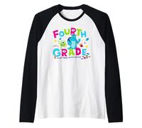 Disney And Pixar's Monsters, INC. 4th Grade Back to School Maglia con Maniche Raglan