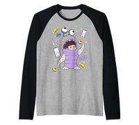 Disney And Pixar's Monsters, INC. Boo Big Pose Collage Maglia con Maniche Raglan