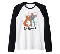 Disney And Pixar's Ratatouille Remy & Emile Le Squad Maglia con Maniche Raglan