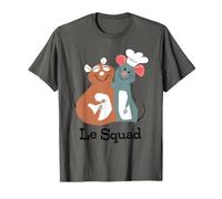 Disney And Pixar's Ratatouille Remy & Emile Le Squad Maglietta