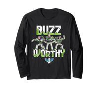 Disney And Pixar's Toy Story 5 Buzz Worthy Multi Lightyear Maglia a Manica