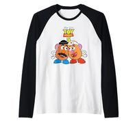 Disney And Pixar's Toy Story 5 Mr & Mrs Potato Head Big Pose Maglia con Maniche Raglan