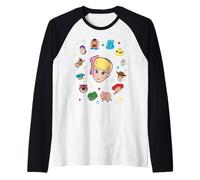 Disney And Pixar's Toy Story Bo Peep Big Face Collage Maglia con Maniche Raglan