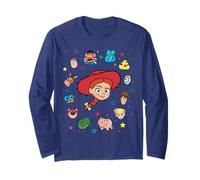 Disney And Pixar's Toy Story Jessie Big Face Collage Maglia a Manica