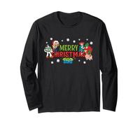 Disney And Pixar's Toy Story Merry Christmas Holiday Group Maglia a Manica