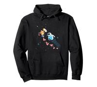 Disney and Pixar's Wall-E and Eve Hearts Through Space Felpa con Cappuccio