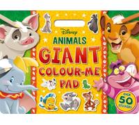 Disney Animals: Giant Colour Me Pad: Carry-along colouring for on-the-go fun!