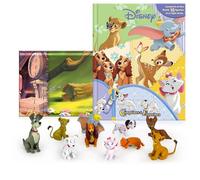 Disney Animaux Comptines et Figurines - Livre illustré, 10 figurines, tapis de jeu