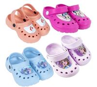 Disney Ariel Frozen Minnie Stitch - Bambina - Clog Sandalo Sabot con Archetto di Tenuta Ciabatte Mare Piscina - Prodotto Originale [Minnie 6777 Rosa - 28]