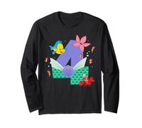 Disney Ariel Numbers "4" Fourth 4th Birthday Party Gift Maglia a Manica