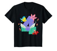 Disney Ariel Numbers "4" Fourth 4th Birthday Party Gift Maglietta