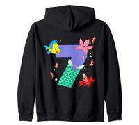 Disney Ariel Numbers "7" Seventh 7th Birthday Party Gift Felpa con Cappuccio