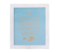 Disney Ariel Sea Princess Framed Wall Art, blu/bianco/oro