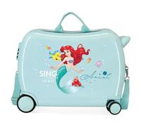 Disney Ariel Trolley Da Viaggio Cavalcabile Abs 4 Ruote