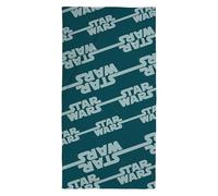 Disney Asciugamano Star Wars con licenza ufficiale, morbidissimo, 100% cotone | Design cosmico | Perfetto per la casa, il bagno, la spiaggia e la piscina | Taglia unica 70 cm x 140 cm