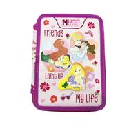 Disney Astuccio doppio completo Princess Friends Light Up My Life Must Team