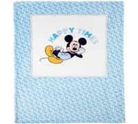 Disney Baby Copertina Neonato, Soft Pile Mickey Mouse, 75x100 cm, Maxi Stampa Digitale, Morbida e Calda, per Culla, Maxiculla e Next To Me