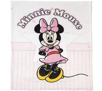 Disney Baby Copertina Neonato, Soft Pile Minnie Mouse, 75x100 cm, Maxi Stampa Digitale, Morbida e Calda, per Culla, Maxiculla e Next To Me
