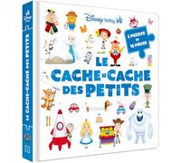 DISNEY BABY - Mon Grand Livre Puzzle 16 pièces - Le cache-cache des petits