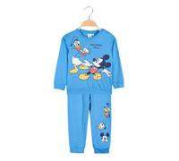 Disney Baby Pigiama da neonato in cotone con stampe Topolino - blu