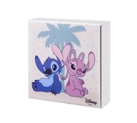 Disney Baby - Stitch & Angel - Luce Notturna per Bambini, Lampada da Compagnia a LED da comodino, Ideale per la Cameretta