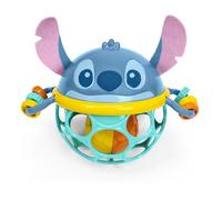 Disney Baby Stitch Sonaglio Jingle & Shake Oball di Bright Starts con Tecnologia Oball Facile da Afferrare, Unisex, da Neonato in Su