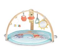 DISNEY BABY - WINNIE - Tappetino da gioco reversibile, pieghevole e convertibile per neonati - arco in legno - giocattoli sensoriali e musicali, specchio