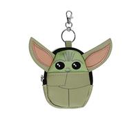 DISNEY Baby Yoda Green Mini Zaino Portachiavi, verde, nero e beige, Taglia unica, Bambino