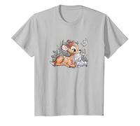 Disney Bambi And Thumper Snuggles Maglietta, Bambini, Argento, 6 Anni