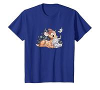 Disney Bambi And Thumper Snuggles Maglietta, Bambini, Blu Reale, 10 Anni