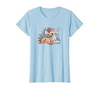 Disney Bambi And Thumper Snuggles Maglietta, Donna, Celeste, 3XL