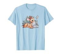 Disney Bambi And Thumper Snuggles Maglietta, Uomo, Celeste, S