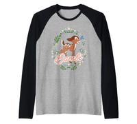 Disney Bambi Floral Coquette Style Forest Friends Matching Maglia con Maniche Raglan