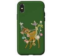 Disney Bambi Forest Friends Charm Necklace Print Custodia per iPhone X/XS