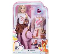 Disney ily 4EVER Fashion Dolls Bambi alta 30 cm con 13 punti di articolazione, due completi con scarpe da abbinare e un anello scintillante di Topolino per te!