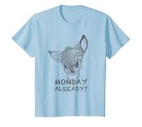 Disney Bambi Monday Maglietta, Bambini, Celeste, 8 anni
