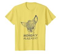 Disney Bambi Monday Maglietta, Bambini, Limone, 2 anni