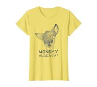 Disney Bambi Monday Maglietta, Donna, Limone, M