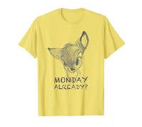 Disney Bambi Monday Maglietta, Uomo, Limone, XXL