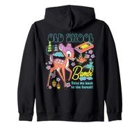 Disney Bambi Old Skool Take Me Back to the Forest Retro Felpa con Cappuccio