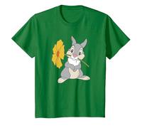 Disney Bambi Thumper With A Flower Maglietta, Bambini, Verde Mela, 6 anni